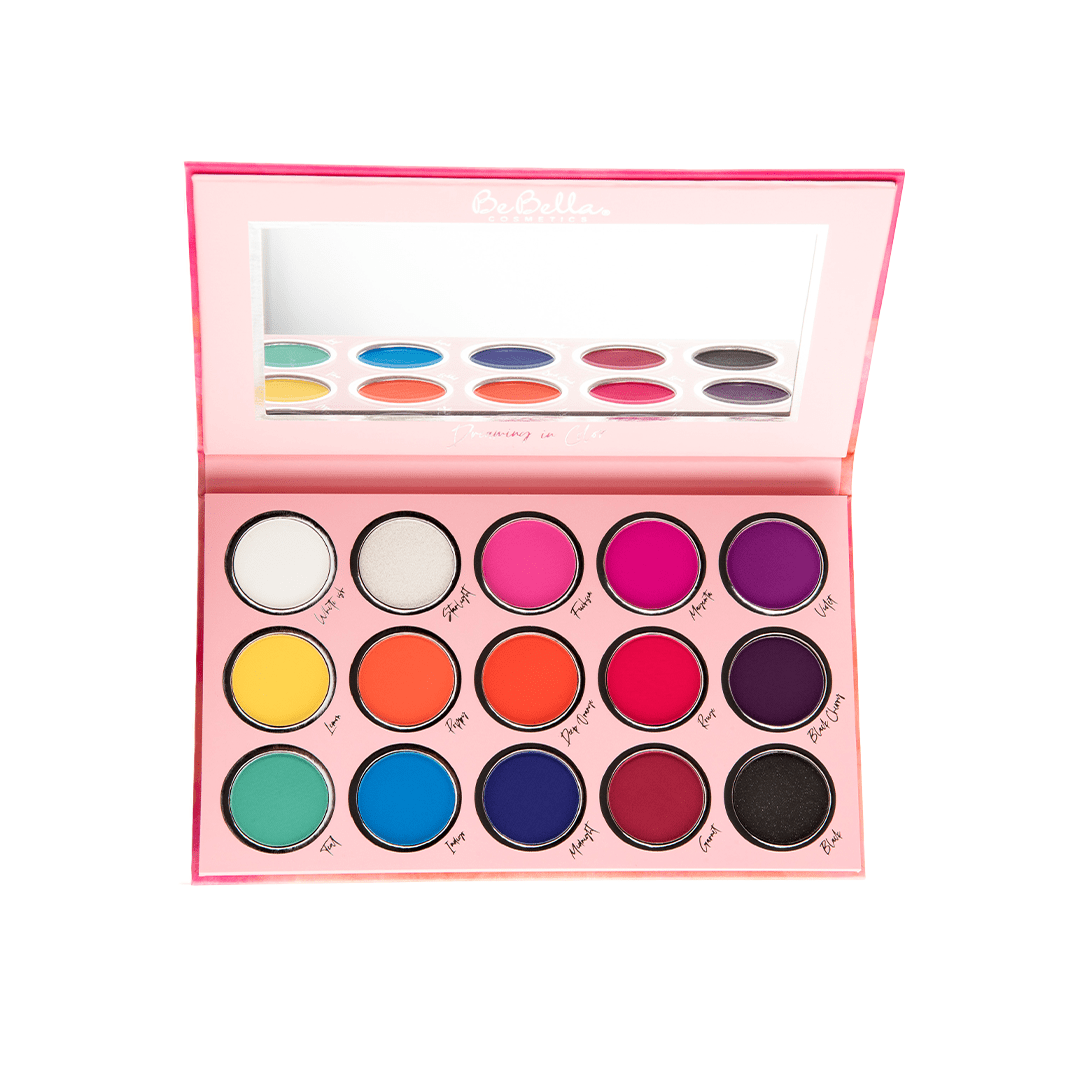 BB - BE15C : Dreaming in Color - 15 Color Eyeshadow Palette 6 PC - CosmeticholicBe BellaBBBE15CEyesBB - BE15C : Dreaming in Color - 15 Color Eyeshadow Palette 6 PC