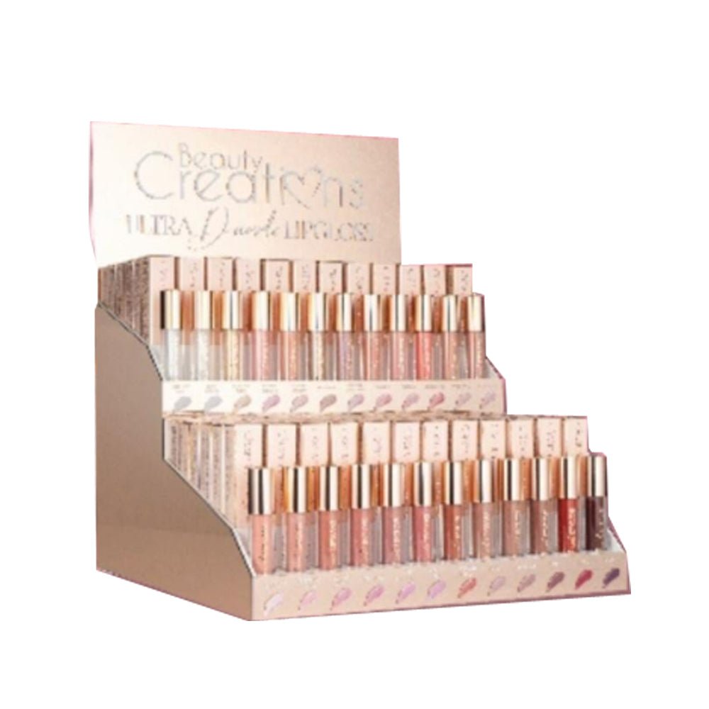BC - DLP04 : Ultra Dazzle Lipgloss Display Set 144pcs with 24 Testers - CosmeticholicBeauty CreationsBCDLP04LipsBC - DLP04 : Ultra Dazzle Lipgloss Display Set 144pcs with 24 Testers