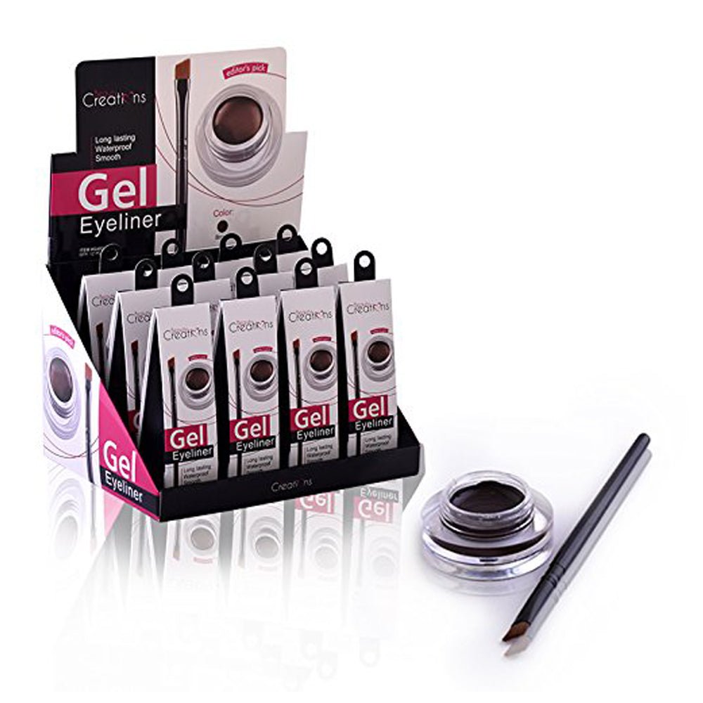 BC - GD01: Gel Eyeliner Black 1 DZ - CosmeticholicBeauty CreationsGD01EyesBeauty Creations Gel Eyeliner Black GD01 Wholesale - Cosmeticholic