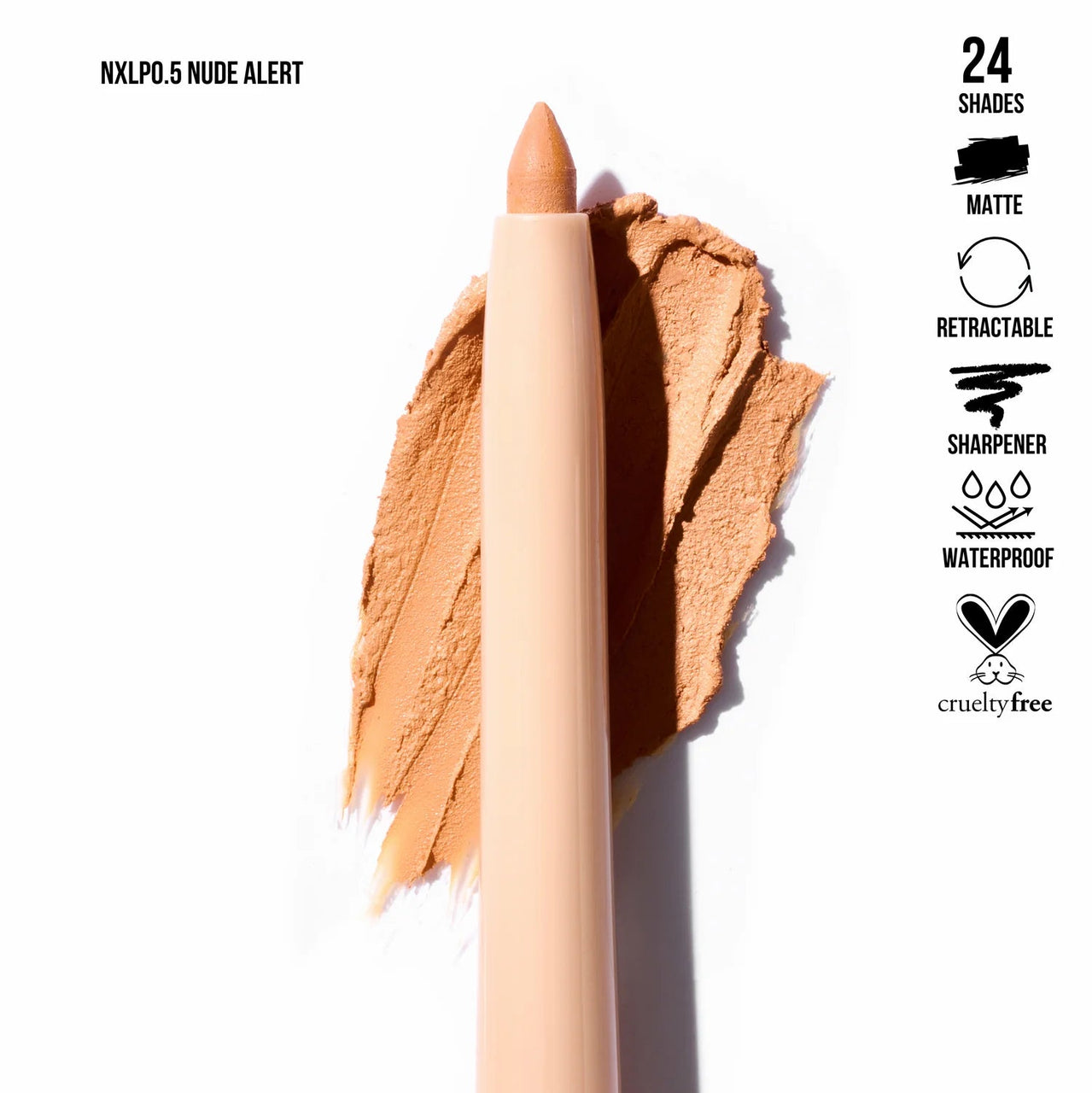 BC - NXLP NUDE X Lip Liner : 6 PC - CosmeticholicBeauty CreationsLipsNXLP0.5 Nude AlertBC - NXLP NUDE X Lip Liner : 6 PC