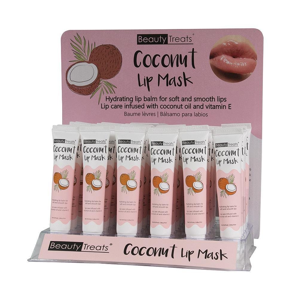 BT - 509 : Coconut Lip Mask 2 DZ. - CosmeticholicBeauty TreatsBT509LipsBeauty Treats 509 Coconut Lip Mask Wholesale - Cosmeticholic