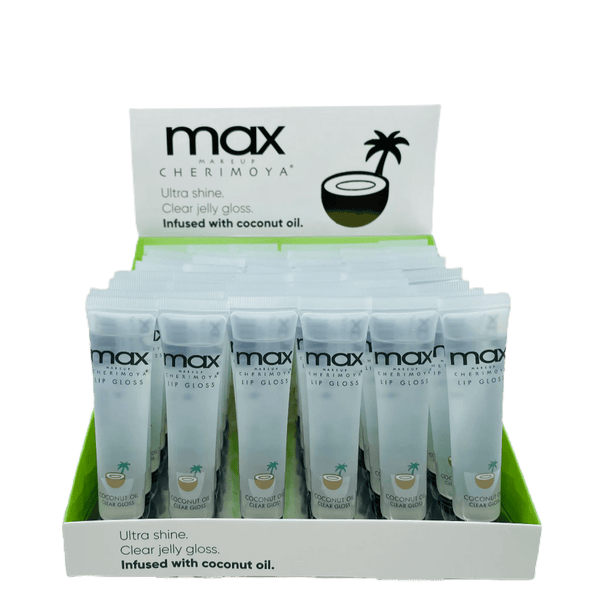CH - MLC8289 - P : MAX Lip Gloss - Ultra Shine Clear Jelly Gloss/Coconut Oil 4DZ - CosmeticholicCherimoyaCHMLC8289-PLipsCH - MLC8289 - P : MAX Lip Gloss - Ultra Shine Clear Jelly Gloss/Coconut Oil 4DZ