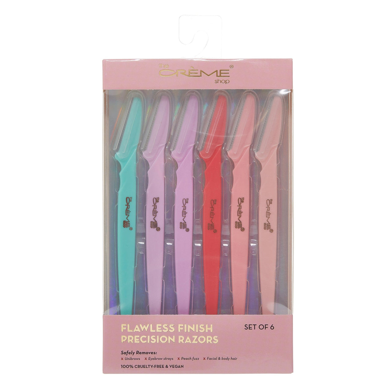 CR - FFPR5890 Flawless Finish Precison Razors : 1 SET (6 Razors) - CosmeticholicThe Creme ShopCRFFPR5890Tools & BrushesCreme FFPR5890 Flawless Finish Precison Razors Cosmetic Wholesale - Cosmeticholic