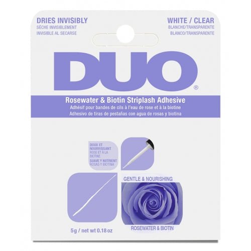 DUO - 62196 : DUO Rosewater & Biotin Striplash Adhesive - White/Clear 6 PC - CosmeticholicDUODUO62196EyesDUO - 62196 : DUO Rosewater & Biotin Striplash Adhesive - White/Clear 6 PC