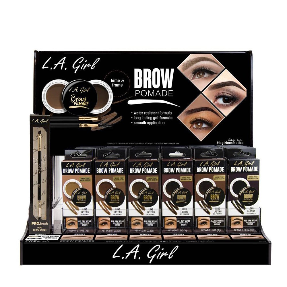 GCD271.1 Brow Pomade Display Set 63 PC - CosmeticholicL.A. GirlGCD271.1EyesGCD271.1 : L.A. Girl Brow Pomade Display Set Wholesale - Cosmeticholic