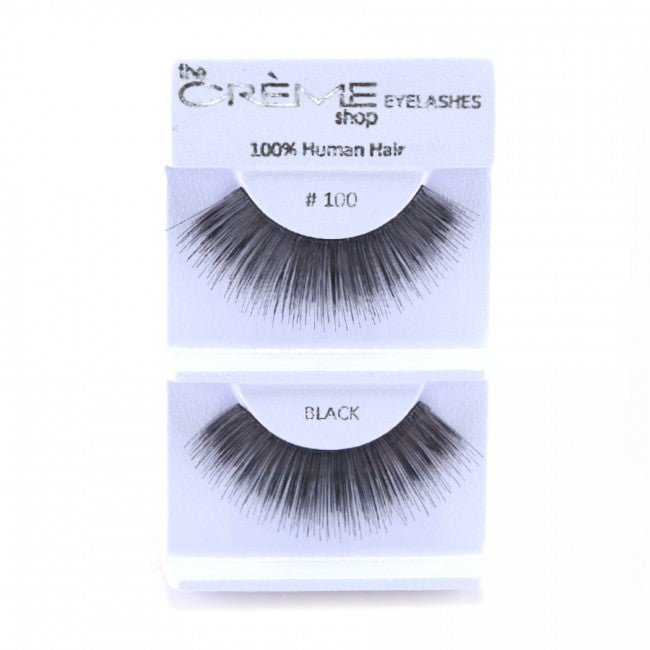 Human Hair Eyelashes 100 - 1DZ Pack - CosmeticholicThe Creme ShopEyesThe Creme Shop 100% Human Hair Eyelashes 100 Wholesale - Cosmeticholic