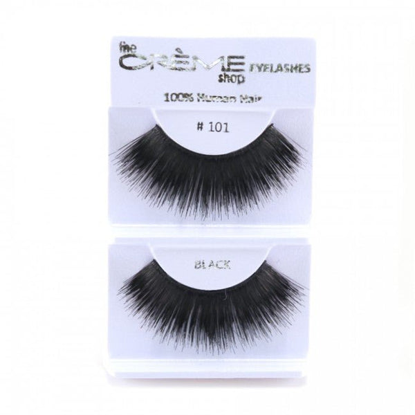 Human Hair Eyelashes 101 - 1DZ Pack - CosmeticholicThe Creme ShopEyesThe Creme Shop 100% Human Hair Eyelashes 101 Wholesale - Cosmeticholic