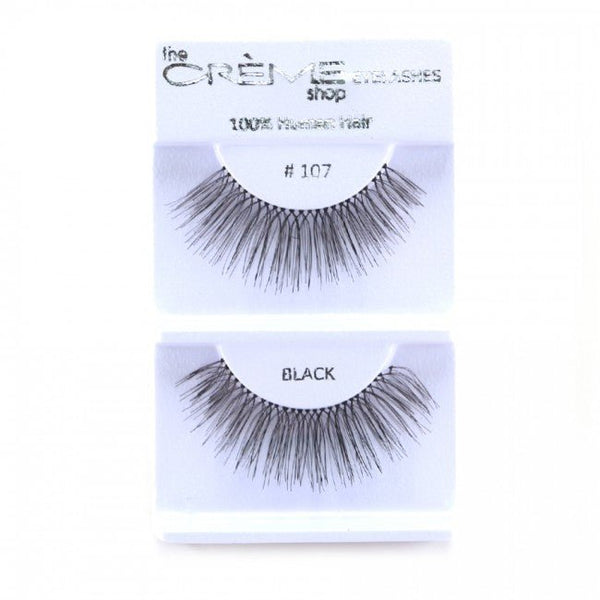 Human Hair Eyelashes 107 - 1DZ Pack - CosmeticholicThe Creme ShopEyesThe Creme Shop 100% Human Hair Eyelashes 107 Wholesale - Cosmeticholic