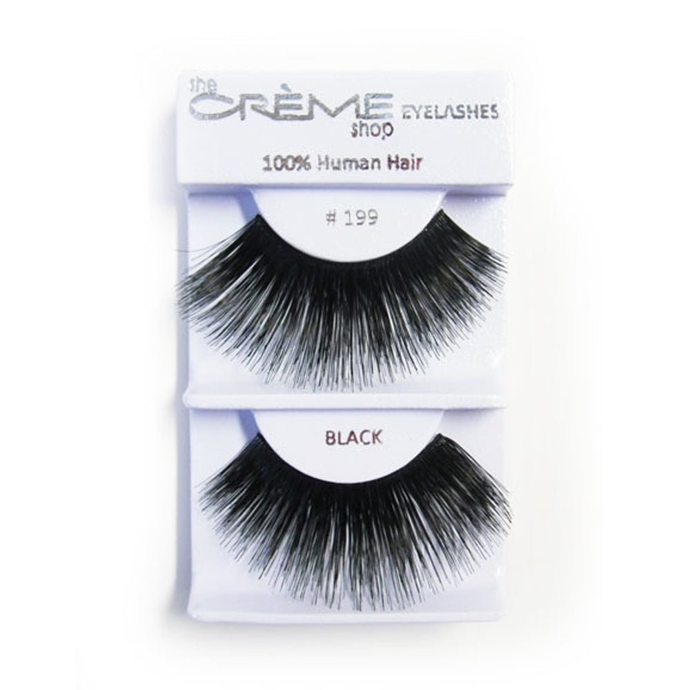 Human Hair Eyelashes 199 - 1DZ Pack - CosmeticholicThe Creme ShopEyesThe Creme Shop 100% Human Hair Eyelashes 199 Wholesale - Cosmeticholic