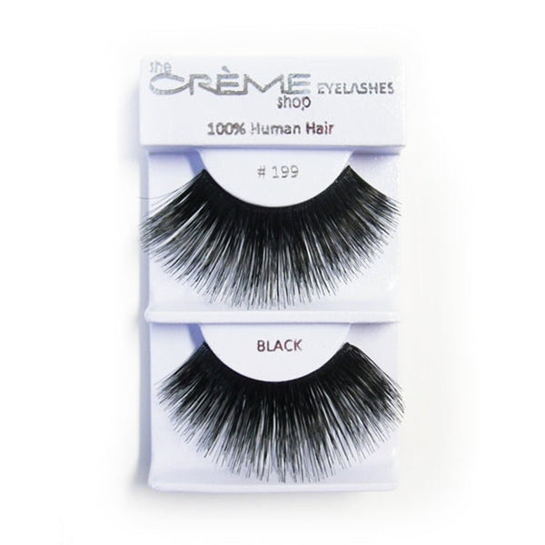 Human Hair Eyelashes 199 - 1DZ Pack - CosmeticholicThe Creme ShopEyesThe Creme Shop 100% Human Hair Eyelashes 199 Wholesale - Cosmeticholic