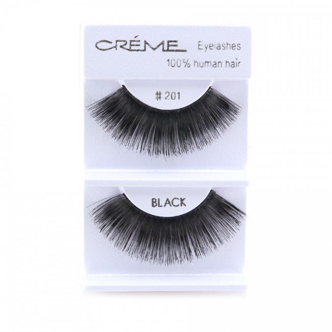 Human Hair Eyelashes 201 - 1DZ Pack - CosmeticholicThe Creme ShopEyesThe Creme Shop 100% Human Hair Eyelashes 201 Wholesale - Cosmeticholic