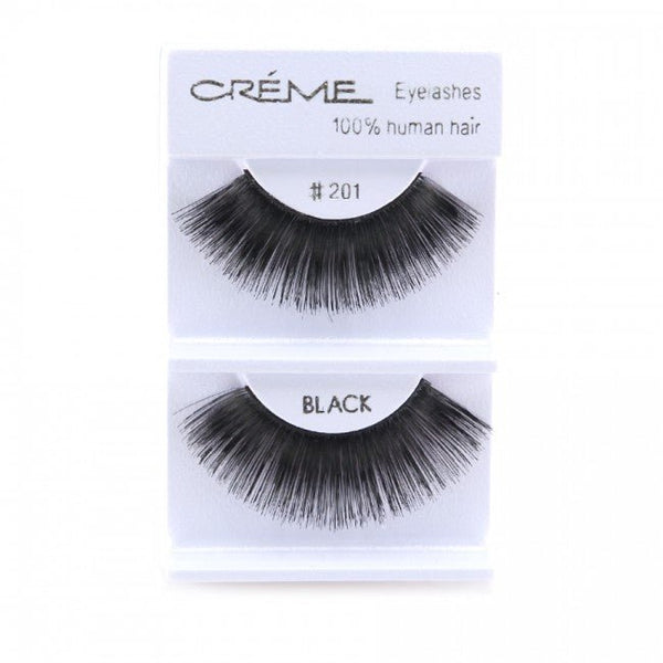 Human Hair Eyelashes 201 - 1DZ Pack - CosmeticholicThe Creme ShopEyesThe Creme Shop 100% Human Hair Eyelashes 201 Wholesale - Cosmeticholic