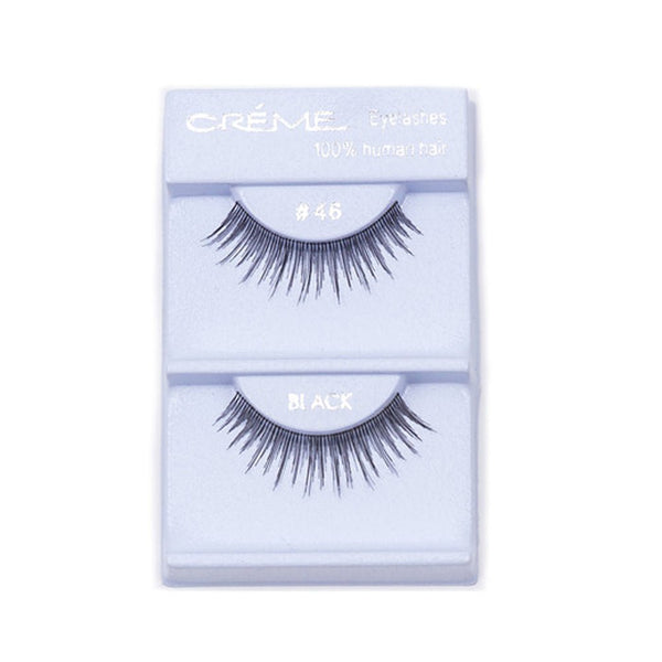 Human Hair Eyelashes 46 - 1DZ Pack - CosmeticholicThe Creme ShopEyesThe Creme Shop 100% Human Hair Eyelashes 46 Wholesale - Cosmeticholic
