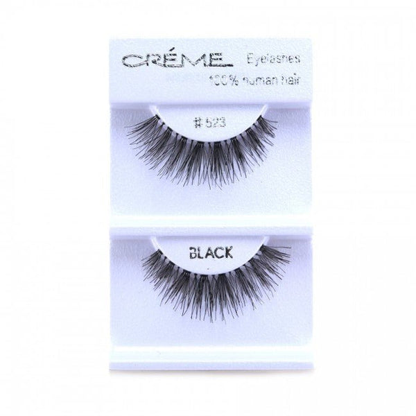 Human Hair Eyelashes 523 - 1DZ Pack - CosmeticholicThe Creme ShopEyesThe Creme Shop 100% Human Hair Eyelashes 523 Wholesale - Cosmeticholic