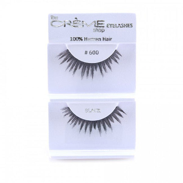 Human Hair Eyelashes 600 - 1DZ Pack - CosmeticholicThe Creme ShopEyesThe Creme Shop 100% Human Hair Eyelashes 600 Wholesale - Cosmeticholic