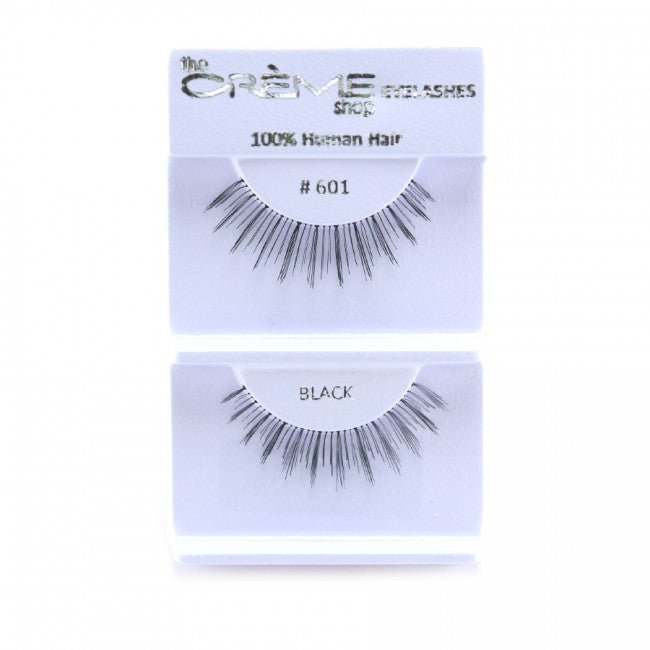 Human Hair Eyelashes 601 - 1DZ Pack - CosmeticholicThe Creme ShopEyesThe Creme Shop 100% Human Hair Eyelashes 601 Wholesale - Cosmeticholic