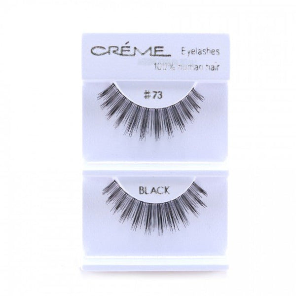 Human Hair Eyelashes 73 - 1DZ Pack - CosmeticholicThe Creme ShopEyesThe Creme Shop 100% Human Hair Eyelashes 73 Wholesale - Cosmeticholic