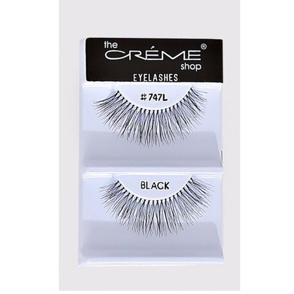 Human Hair Eyelashes 747L - 1DZ Pack - CosmeticholicThe Creme ShopEyesThe Creme Shop 100% Human Hair Eyelashes 747L Wholesale - Cosmeticholic