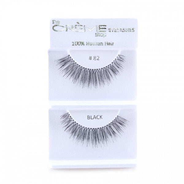 Human Hair Eyelashes 82 - 1DZ Pack - CosmeticholicThe Creme ShopEyesThe Creme Shop Eyelashes 82 100% Human Hair Wholesale - Cosmeticholic