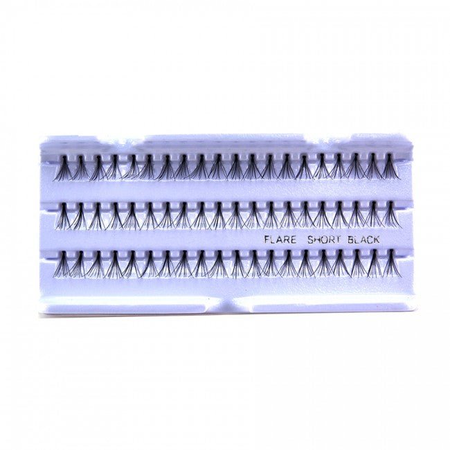 Human Hair Eyelashes Flare Short - 1DZ Pack - CosmeticholicThe Creme ShopEyesThe Creme Shop 100% Human Hair Eyelashes Flare Lashes Short FLS Wholesale - Cosmeticholic