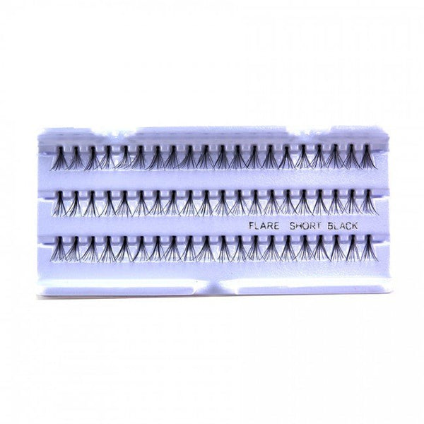 Human Hair Eyelashes Flare Short - 1DZ Pack - CosmeticholicThe Creme ShopEyesThe Creme Shop 100% Human Hair Eyelashes Flare Lashes Short FLS Wholesale - Cosmeticholic
