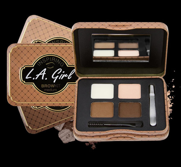 Inspiring Brow Kit 3SHADES - 3PC - CosmeticholicL.A. GirlGES341EyesGES341 Light and BrightL.A. Girl Inspiring Brow Kit GES341 wholesale cosmetics - Cosmeticholic