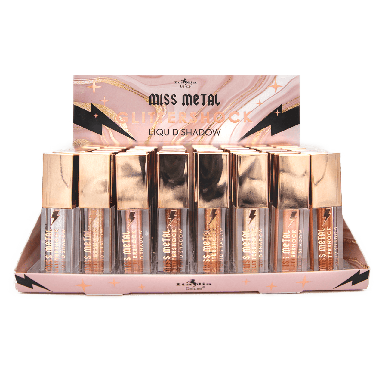 ITA - 2108B Miss Metal Glittershock Liquid Shadow : 4DZ - CosmeticholicItalia DeluxeITA2108BEyesITA - 2108B Miss Metal Glittershock Liquid Shadow : 4DZ