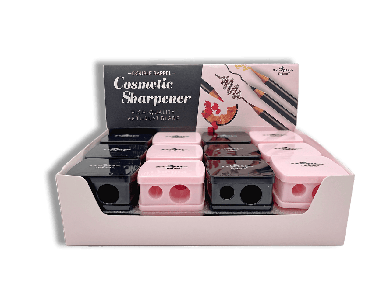 ITA - 963 Duo Cosmetic Pencil Sharpener : 2 DZ - CosmeticholicItalia DeluxeITA963Tools & BrushesITA - 963 Duo Cosmetic Pencil Sharpener : 2 DZ