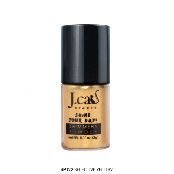 JC - SP : Shimmery Powder 6 PC - CosmeticholicJ CatEyesSP122 Selective YellowJC - SP : Shimmery Powder 6 PC