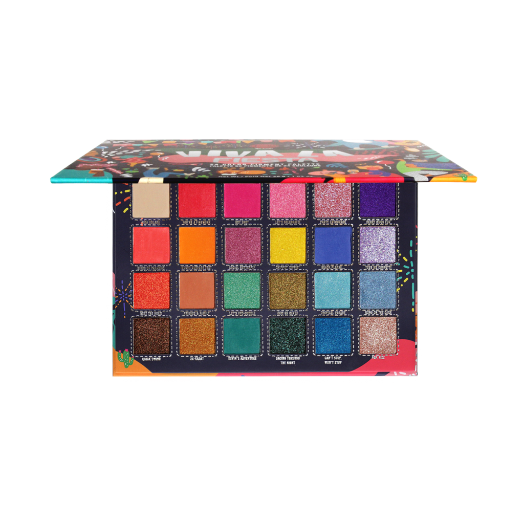 JC - VLP101 Viva La 'Fiesta' 24 Color Pigment Palette : 3 PC - CosmeticholicJ CatJCVLP102EyesJC - VLP101 Viva La 'Fiesta' 24 Color Pigment Palette : 3 PC