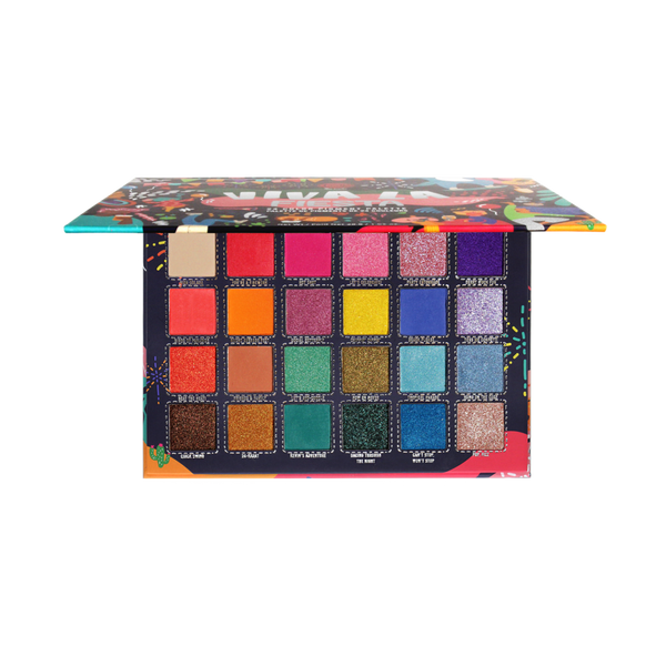 JC - VLP101 Viva La 'Fiesta' 24 Color Pigment Palette : 3 PC - CosmeticholicJ CatJCVLP102EyesJC - VLP101 Viva La 'Fiesta' 24 Color Pigment Palette : 3 PC