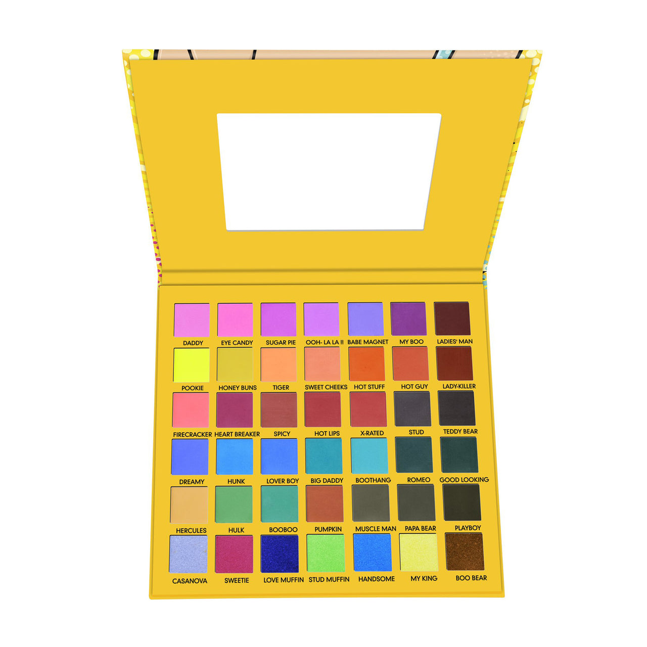PX-K636 'WOW' 42 Color Eyeshadow Palette : 6 PC
