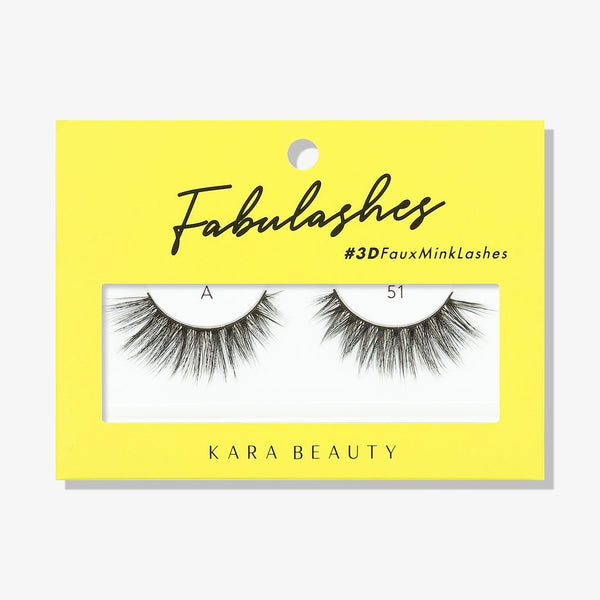 KR - A51~A60 : 3D Faux Mink Lashes 1 DZ - CosmeticholickaraKRA51EyesA51KR - A51~A60 : 3D Faux Mink Lashes 1 DZ