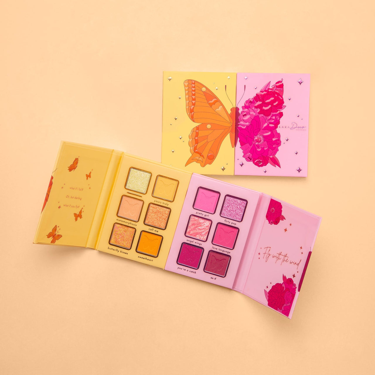 KR - ES113 DUO Collection 'Fly With The Wind' : 3 PC - CosmeticholickaraKRES113EyesKR - ES113 DUO Collection 'Fly With The Wind' : 3 PC