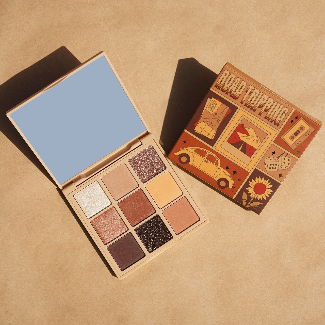 KR - ES126 Road Tripping Shadow Palette : 6 PC - CosmeticholickaraKRES126EyesKara ES126 Road Tripping Shadow Palette Cosmetic Wholesale - Cosmeticholic