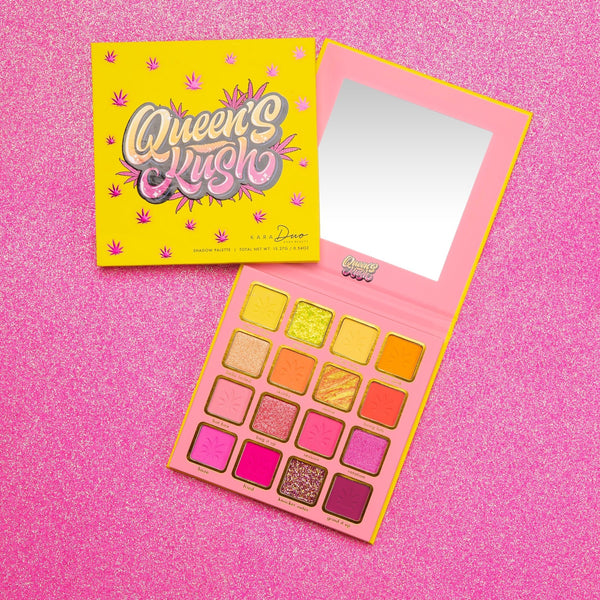 KR - ES133 'Queen's Kush' 16 Color Shadow Palette : 3 PC - CosmeticholickaraKRES133EyesKR - ES133 'Queen's Kush' 16 Color Shadow Palette : 3 PC
