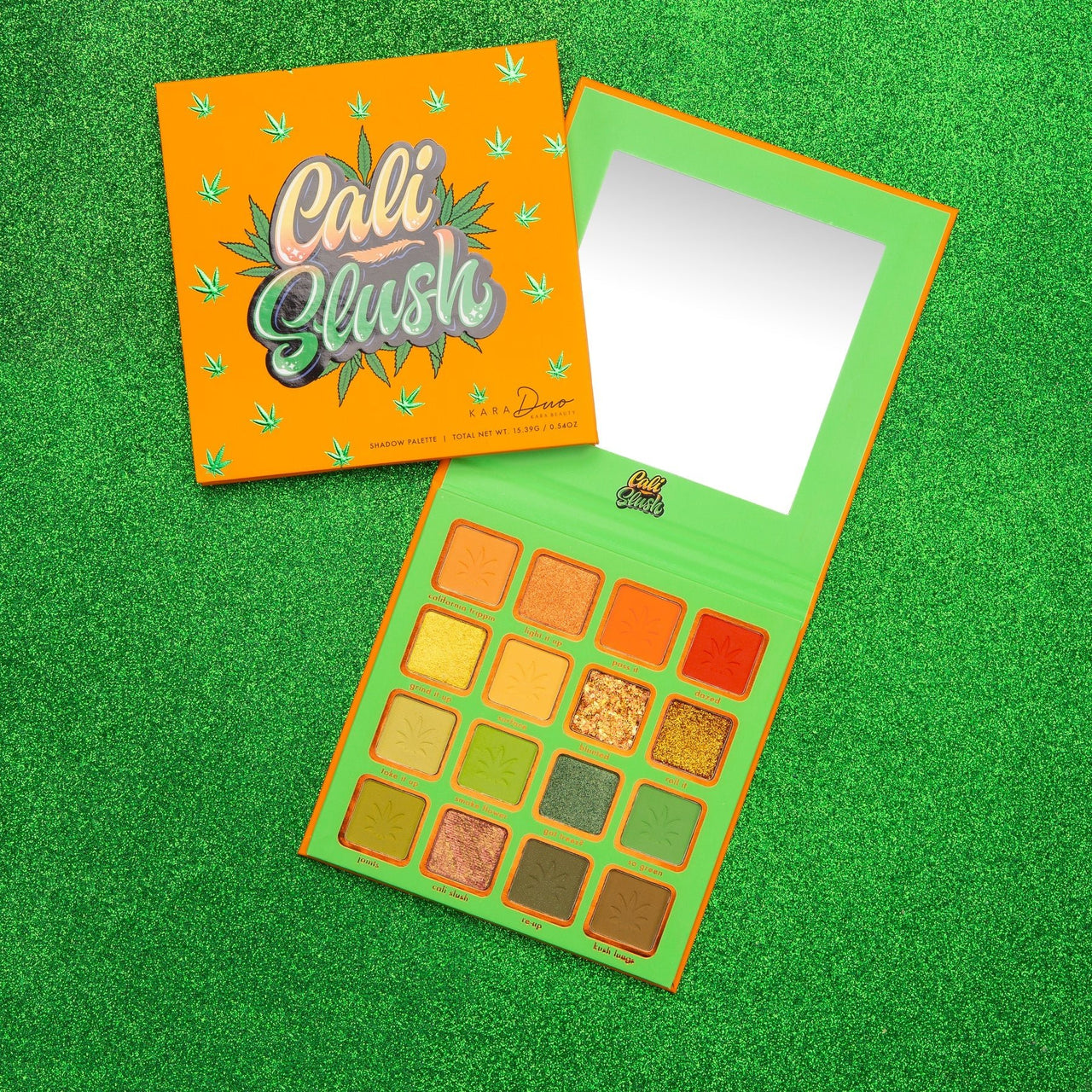 KR - ES135 'Cali Slush' 16 Color Shadow Palette : 3 PC - CosmeticholickaraKRES135EyesKR - ES135 'Cali Slush' 16 Color Shadow Palette : 3 PC