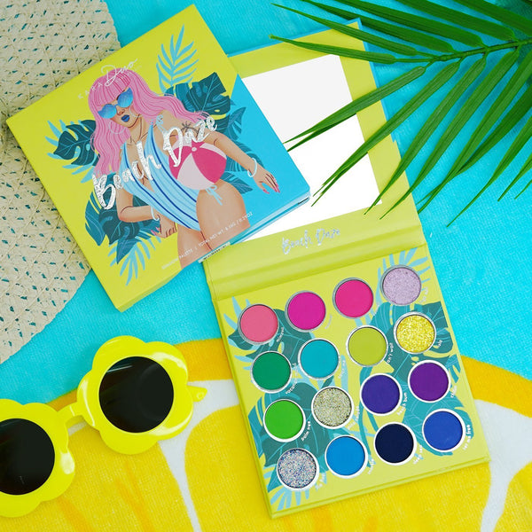 KR - ES88 : Beach Daze - 16 Color Shadow Palette 3 PC - CosmeticholickaraKRES88EyesKR - ES88 : Beach Daze - 16 Color Shadow Palette 3 PC