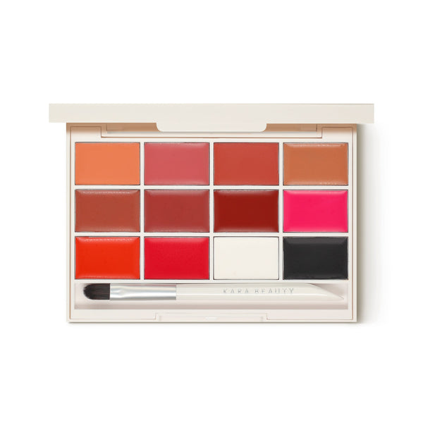 KR - LMM12W MUA Matte 12 Shades Lip Palette : 3 PC - CosmeticholickaraLipsKR - LMM12W MUA Matte 12 Shades Lip Palette : 3 PC