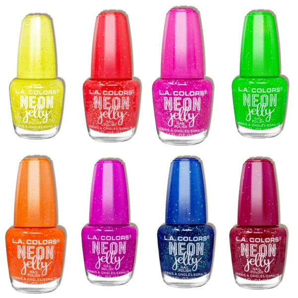LAC - CNL362~369 : Neon Jelly Polish 3 PC - CosmeticholicL.A. COLORSCNL362NailsCNL362 SunbeamLAC - CNL362~369 : Neon Jelly Polish 3 PC