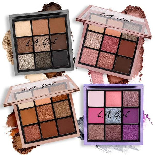 LAG - GES433~436 : Keep It Playful 9 Color Eye Palette 3 PC - CosmeticholicL.A. GirlLAG433EyesGES433 DownplayGES433 - 436: LA Girl Keep It Playful Eyeshadow palette Wholesale - Cosmetichoilc