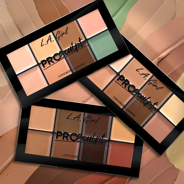 LAG - GFP Pro Sculpt Concealer Palette : 3 PC - CosmeticholicL.A. GirlLAGGFP725FaceGFP725 LightLAG - GFP Pro Sculpt Concealer Palette : 3 PC