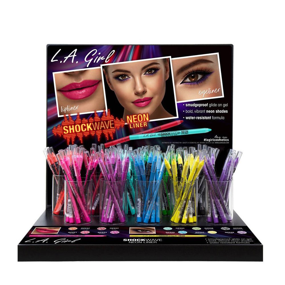 LAG - GPD281 : Shockwave Neon Eye & Lip Liner Display Set 120 PC - CosmeticholicL.A. GirlLipsLAG - GPD281 : Shockwave Neon Eye & Lip Liner Display Set 120 PC