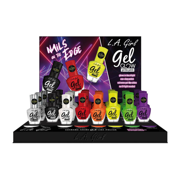LAG - GPD435 Gel Glow Nail Polish Display - CosmeticholicL.A. GirlLAGGPD435NailsLAG - GPD435 Gel Glow Nail Polish Display