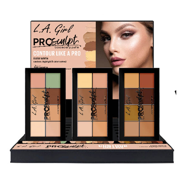LAG - GPD467 Pro Sculpt Concealer Palette Display : 1 SET - CosmeticholicL.A. GirlLAGGPD467FaceLAG - GPD467 Pro Sculpt Concealer Palette Display : 1 SET