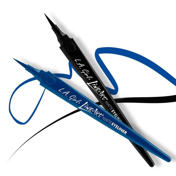 Line Art Matte Eyeliner 4 SHADES - 3PC - CosmeticholicL.A. GirlEyesGLE712 Intense BlackL.A. Girl Line Art Matte Liquid Eyeliner Wholesale Cosmetics - Cosmeticholic