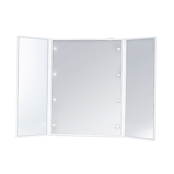 LUR - J02White : LED Kickstand Mirror - Purest White - CosmeticholicLurellaLURJ02RoyalRoseGoldTools & BrushesLUR - J02White : LED Kickstand Mirror - Purest White