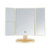 LUR - J08GOLD : LED Desktop Mirrow - Midas Gold - CosmeticholicLurellaLURJ08GOLDTools & BrushesLUR - J08GOLD : LED Desktop Mirrow - Midas Gold