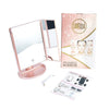 LUR - J08ROSEGOLD : LED Desktop Mirrow - RAMBUNCTIOUS ROSE - CosmeticholicLurellaLURJ08ROSEGOLDTools & BrushesLUR - J08ROSEGOLD : LED Desktop Mirrow - RAMBUNCTIOUS ROSE