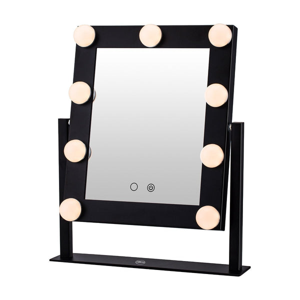 LUR - LM9 - Black : 9 Bulb Vanity Mirror - Jet Black - CosmeticholicLurellaLURLM9-BlackTools & BrushesLUR - LM9 - Black : 9 Bulb Vanity Mirror - Jet Black